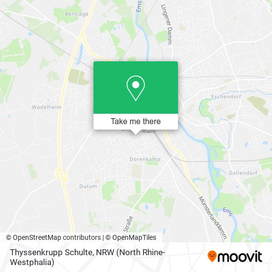Thyssenkrupp Schulte map