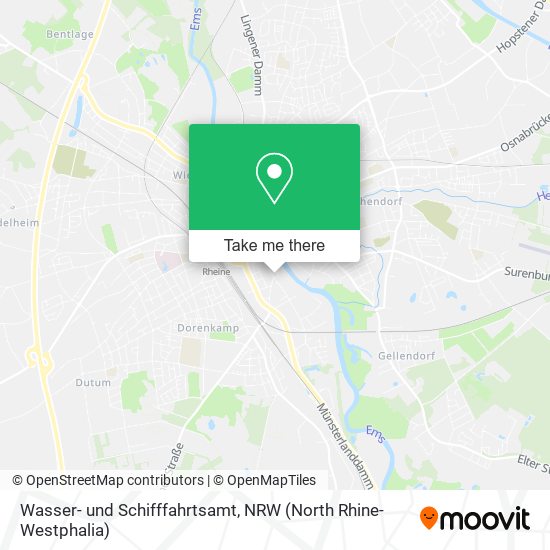 Wasser- und Schifffahrtsamt map