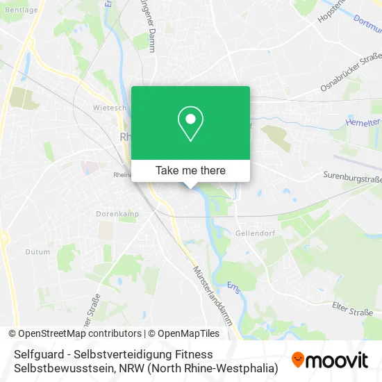 Карта Selfguard - Selbstverteidigung Fitness Selbstbewusstsein