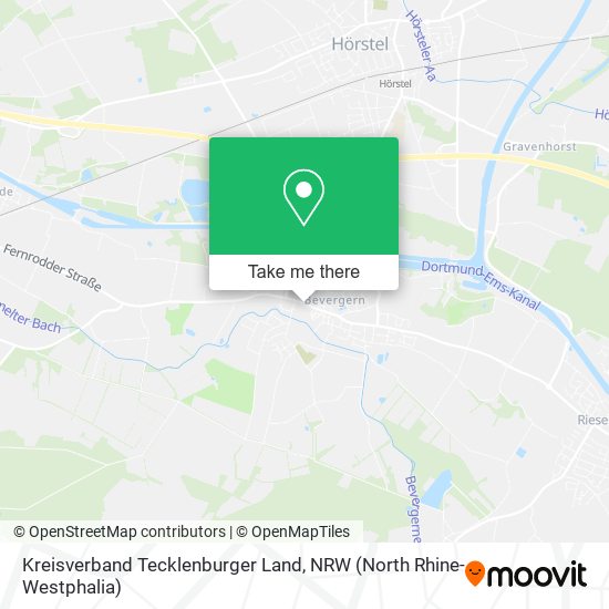Kreisverband Tecklenburger Land map