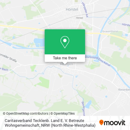 Caritasverband Tecklenb. Land E. V. Betreute Wohngemeinschaft map