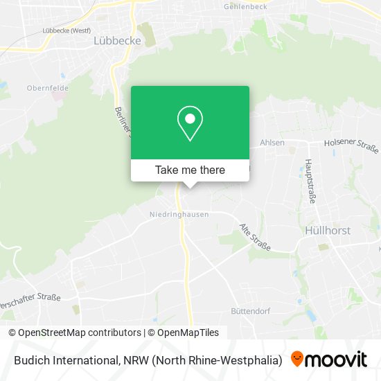 Budich International map
