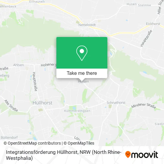 Карта Integrationsförderung Hüllhorst