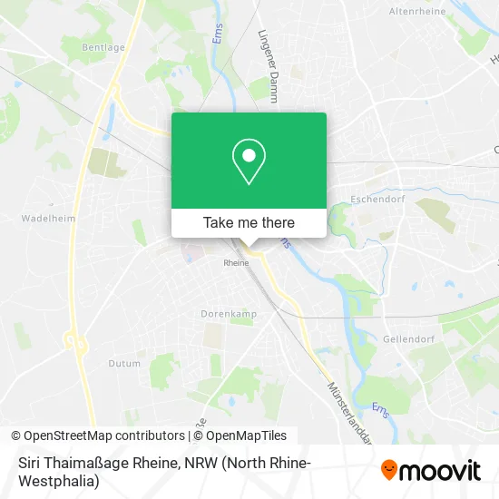 Карта Siri Thaimaßage Rheine