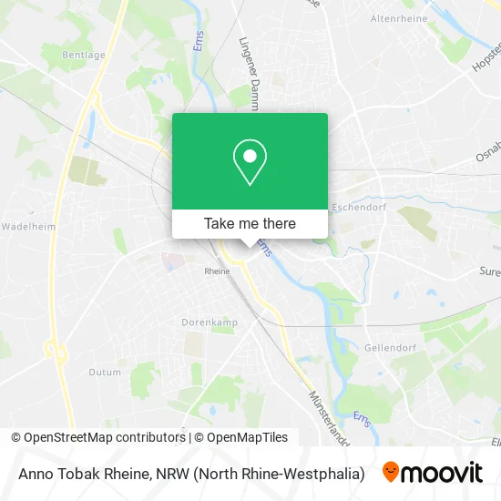 Карта Anno Tobak Rheine