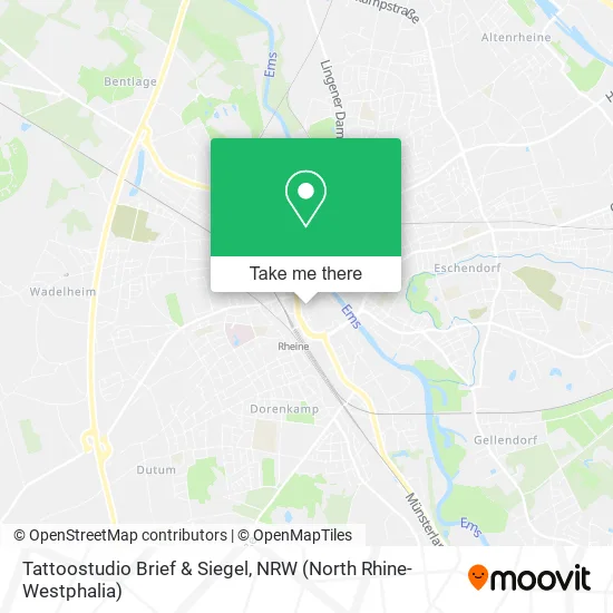 Карта Tattoostudio Brief & Siegel