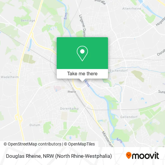 Douglas Rheine map