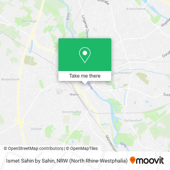 Ismet Sahin by Sahin map