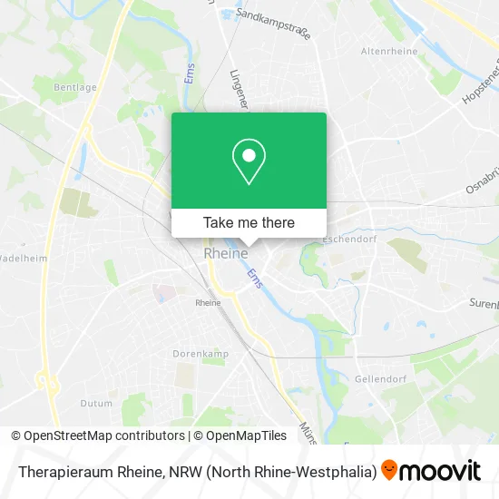 Карта Therapieraum Rheine