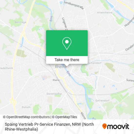 Карта Späing Vertrieb Pr-Service Finanzen