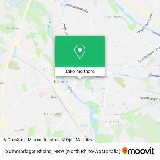 Карта Sommerlager Rheine