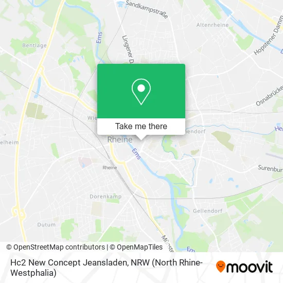 Карта Hc2 New Concept Jeansladen