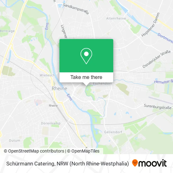 Карта Schürmann Catering