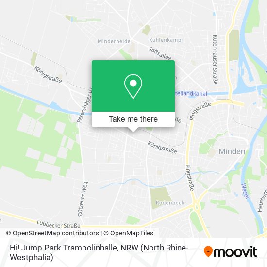 Hi! Jump Park Trampolinhalle map