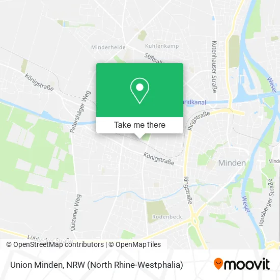 Карта Union Minden