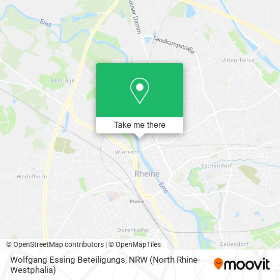 Карта Wolfgang Essing Beteiligungs