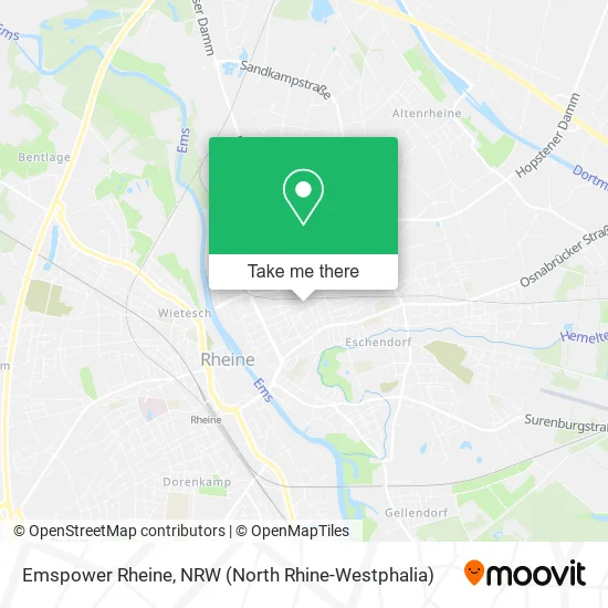 Карта Emspower Rheine
