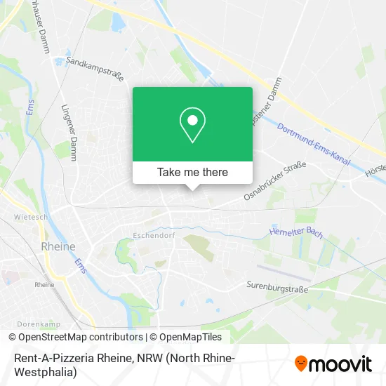 Rent-A-Pizzeria Rheine map