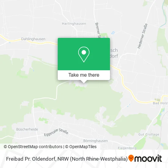 Карта Freibad Pr. Oldendorf