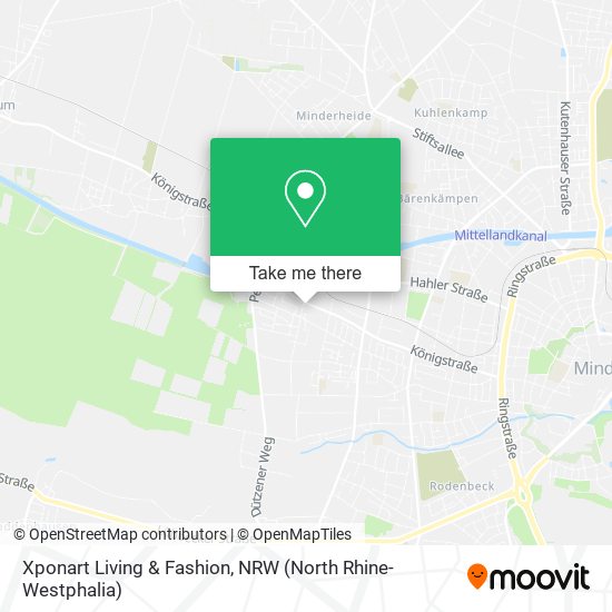 Xponart Living & Fashion map