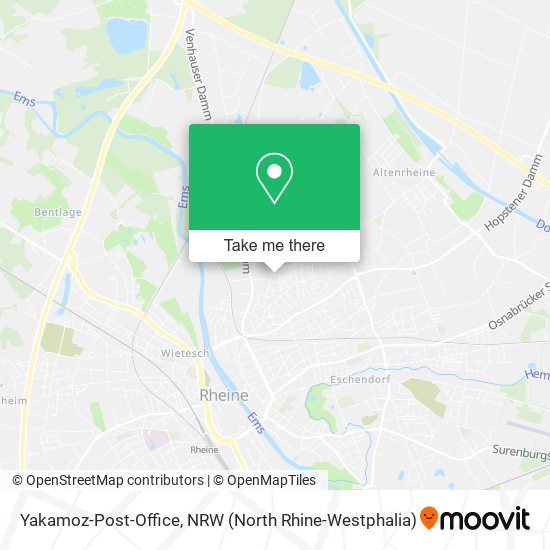 Yakamoz-Post-Office map