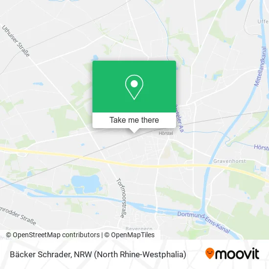 Карта Bäcker Schrader