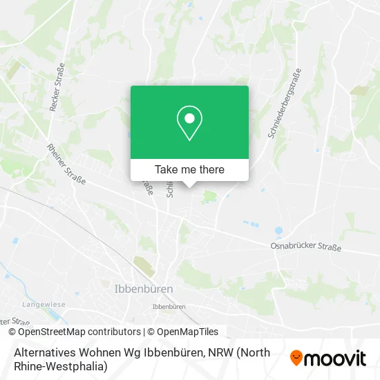 Карта Alternatives Wohnen Wg Ibbenbüren