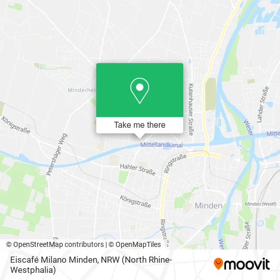 Карта Eiscafé Milano Minden