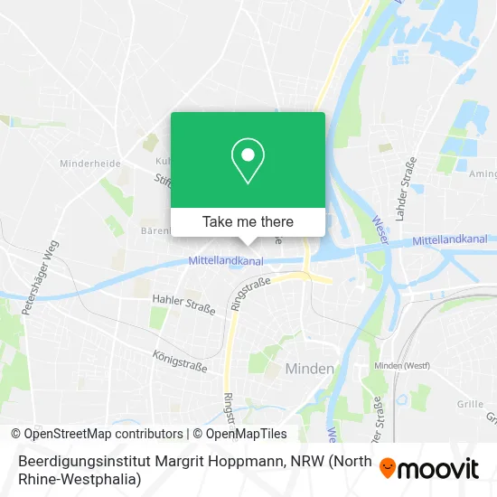 Beerdigungsinstitut Margrit Hoppmann map