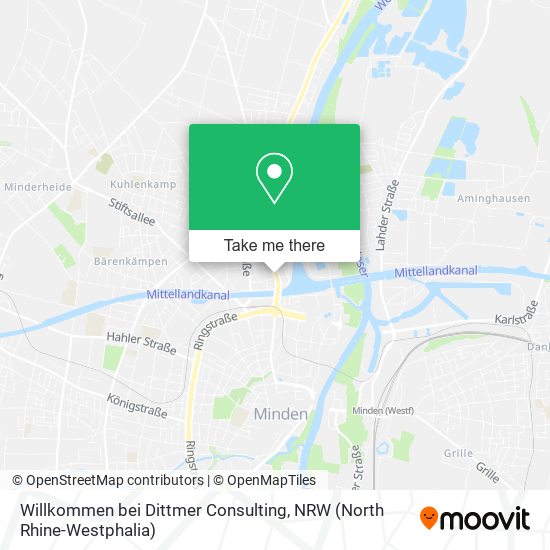 Willkommen bei Dittmer Consulting map