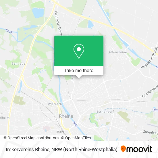 Карта Imkervereins Rheine