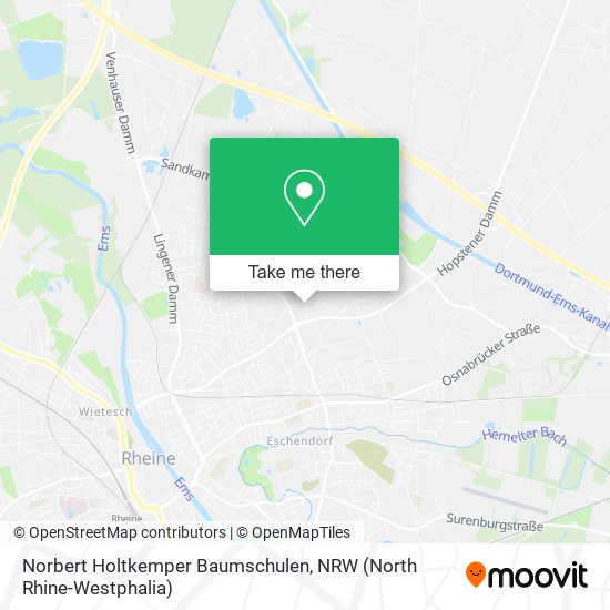 Norbert Holtkemper Baumschulen map