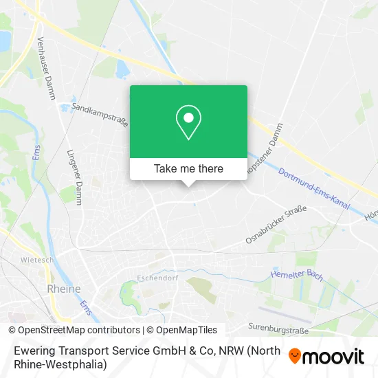 Карта Ewering Transport Service GmbH & Co