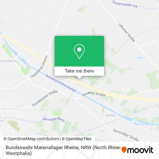 Bundeswehr Materiallager Rheine map
