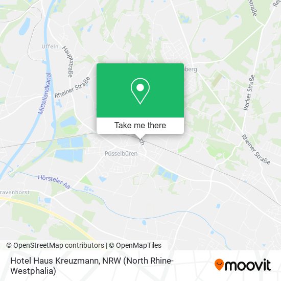 Hotel Haus Kreuzmann map