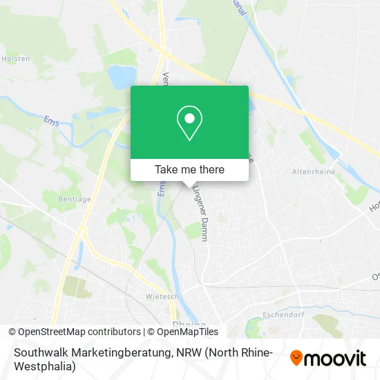 Карта Southwalk Marketingberatung