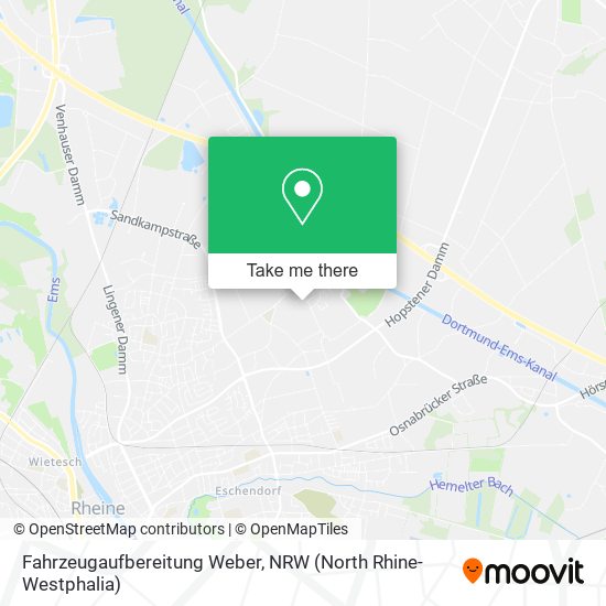 Fahrzeugaufbereitung Weber map