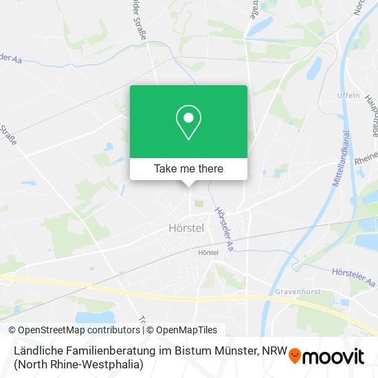 Ländliche Familienberatung im Bistum Münster map