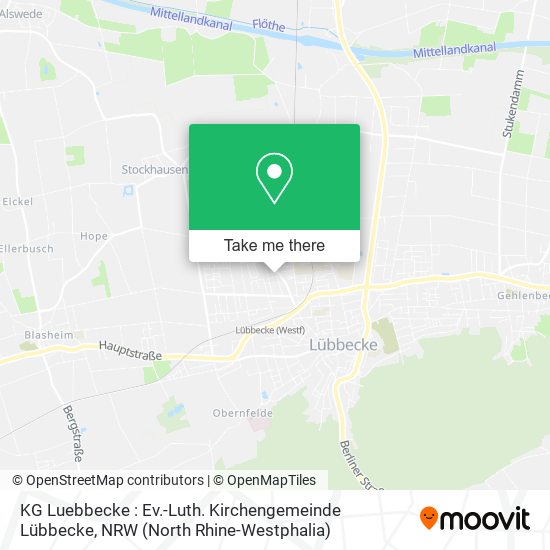 KG Luebbecke : Ev.-Luth. Kirchengemeinde Lübbecke map