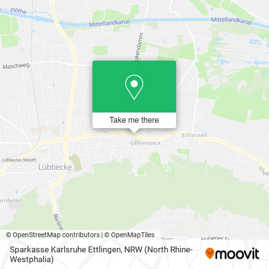 Sparkasse Karlsruhe Ettlingen map