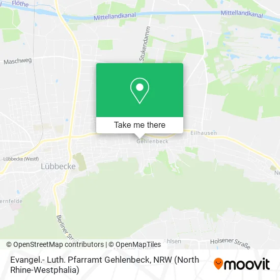 Карта Evangel.- Luth. Pfarramt Gehlenbeck