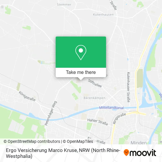 Карта Ergo Versicherung Marco Kruse