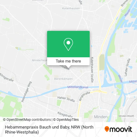 Карта Hebammenpraxis Bauch und Baby