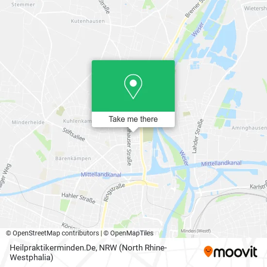 Карта Heilpraktikerminden.De