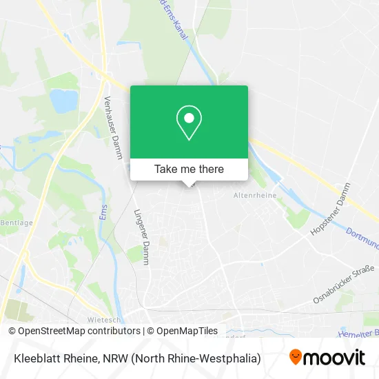 Карта Kleeblatt Rheine