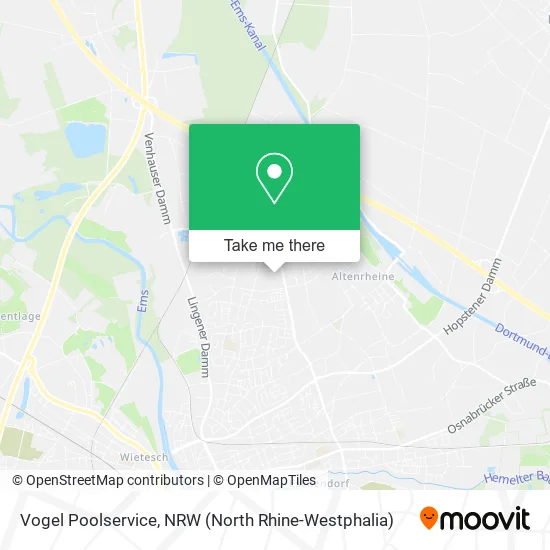 Карта Vogel Poolservice