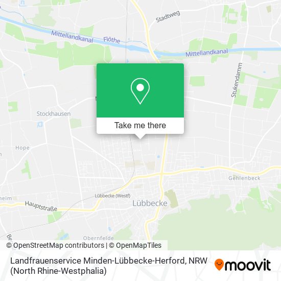 Landfrauenservice Minden-Lübbecke-Herford map
