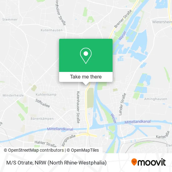 Карта M/S Otrate