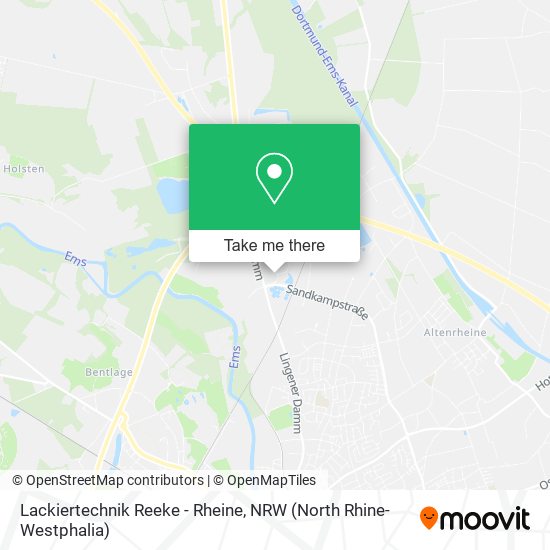 Lackiertechnik Reeke - Rheine map