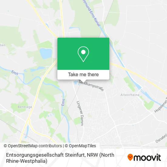 Карта Entsorgungsgesellschaft Steinfurt